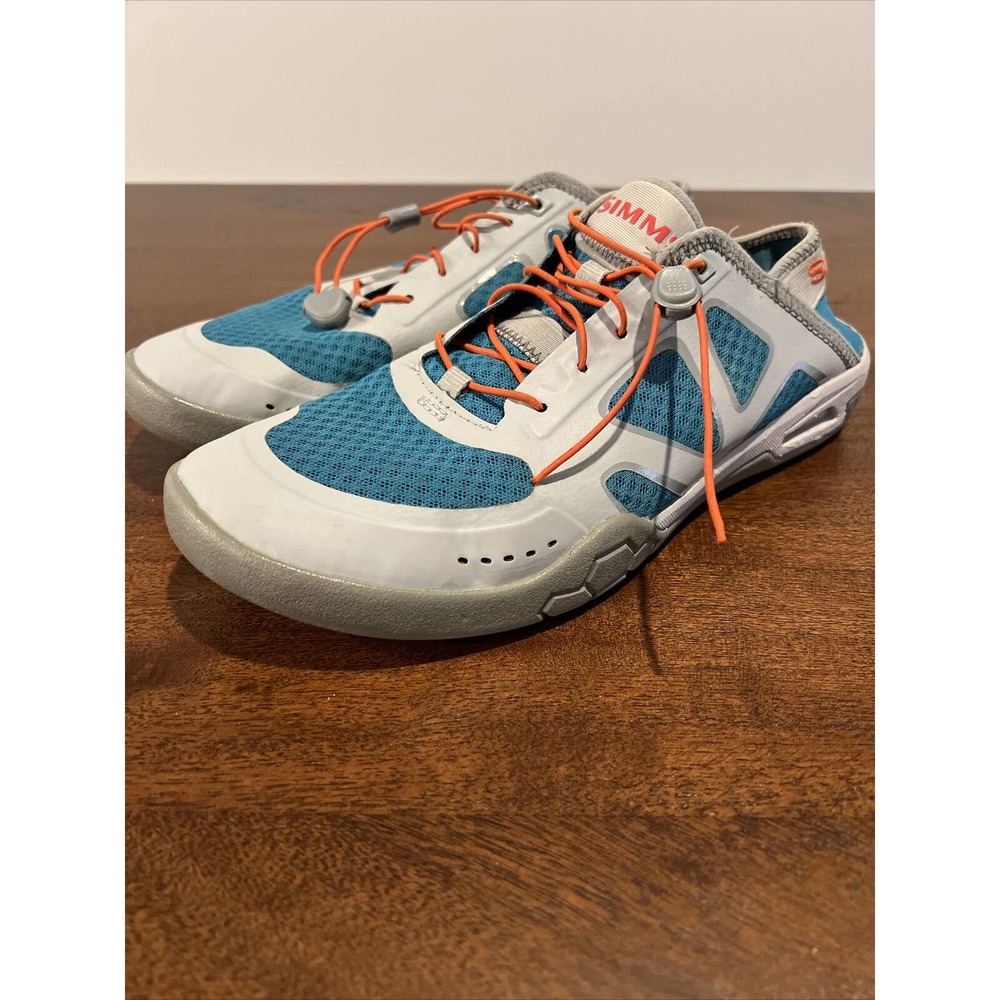 Simms Currents Boat Shoe Womens Size 10Sport Water Fishing Footbed Blossom 35614
